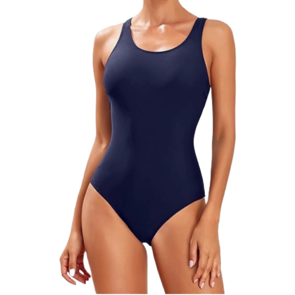 NWT/Tempt Me Women Athletic One Piece Swimsuit/ Racerback/Size: XS